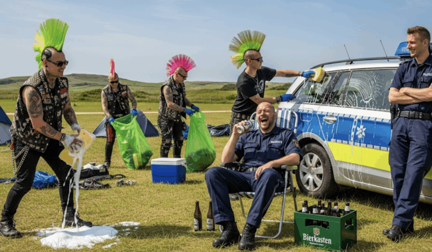 Schock auf der Insel: Friedliches Punk-Camp stürzt Sylt in existenzielle Krise – Krisenstab eingerichtet