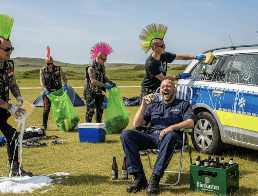 Schock auf der Insel: Friedliches Punk-Camp stürzt Sylt in existenzielle Krise – Krisenstab eingerichtet