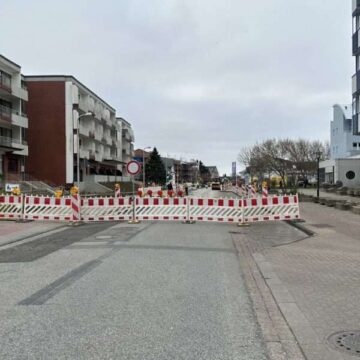 Kjeirstraße gesperrt Sylt News