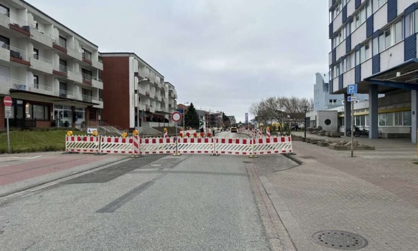 Kjeirstraße gesperrt Sylt News
