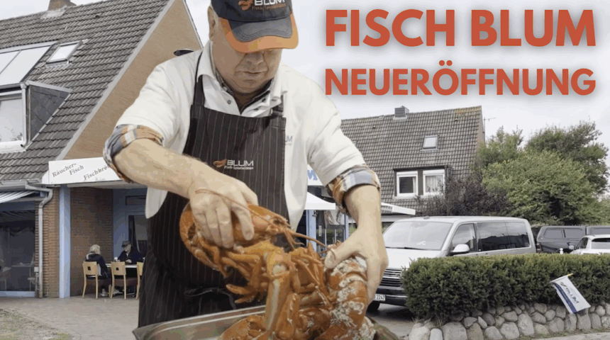 Große Völkerwanderung ausgelöst: Sylter müssen nach Brandkatastrophe ganze zwei Kilometer zu neuem Fisch-Blum-Standort pilgern