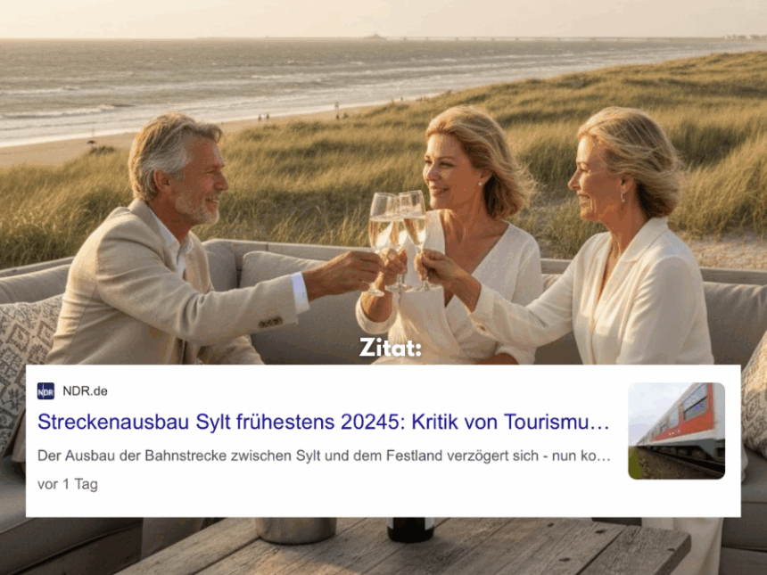 Deutsche Bahn enthüllt visionären 18.220-Jahres-Plan für Sylt-Anbindung