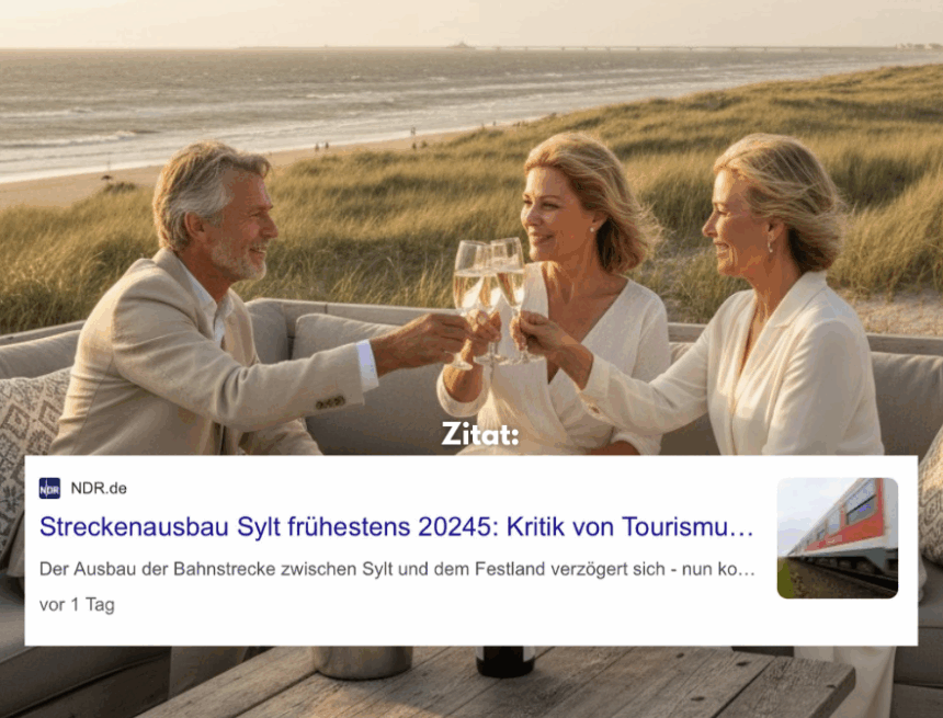 Deutsche Bahn enthüllt visionären 18.220-Jahres-Plan für Sylt-Anbindung