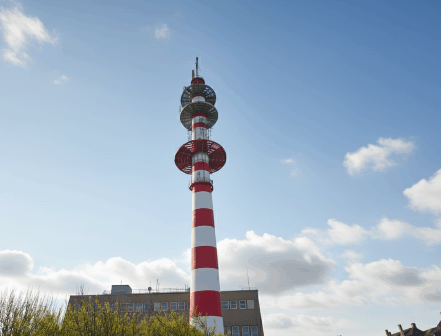 funkturm rot weiß