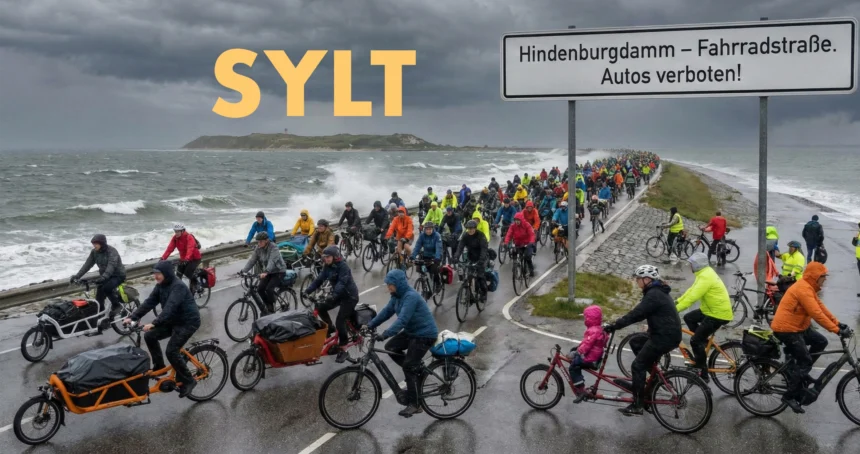 Hindenburgdamm Fahrrad