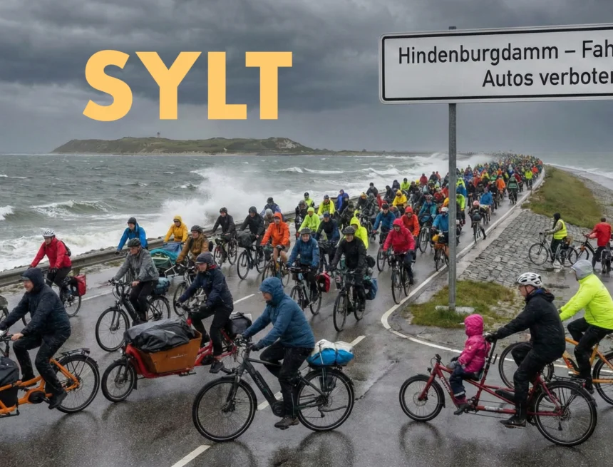 Hindenburgdamm Fahrrad