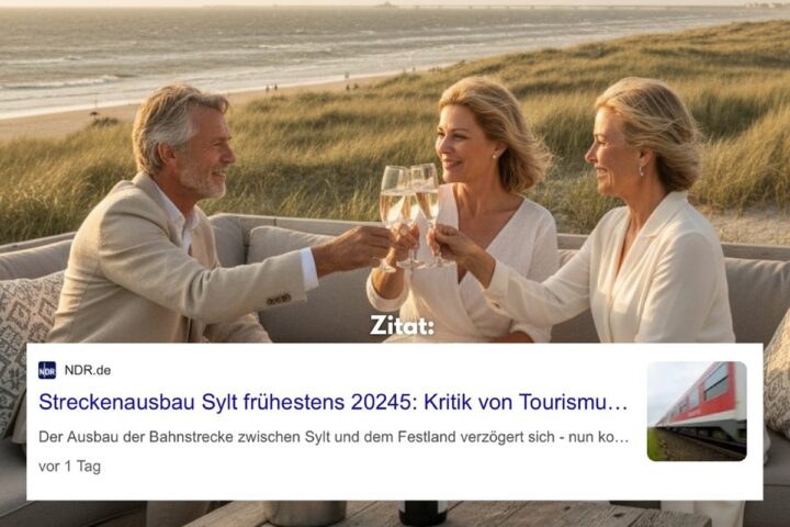 Deutsche Bahn enthüllt visionären 18.220-Jahres-Plan für Sylt-Anbindung